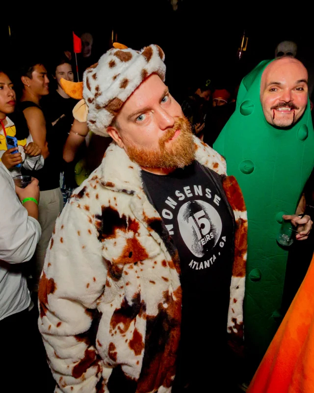 Hot Mess Halloween 2025 - Kimber was the DJ - Photo by @hellacurious