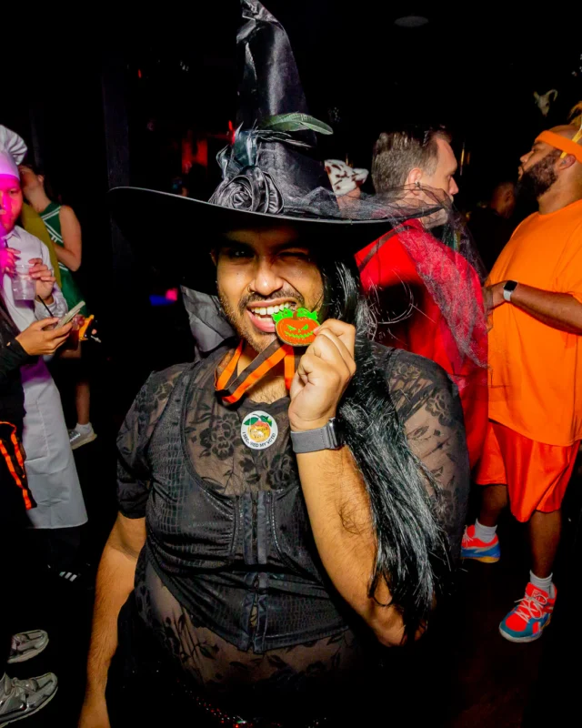 Hot Mess Halloween 2025 - Kimber was the DJ - Photo by @hellacurious