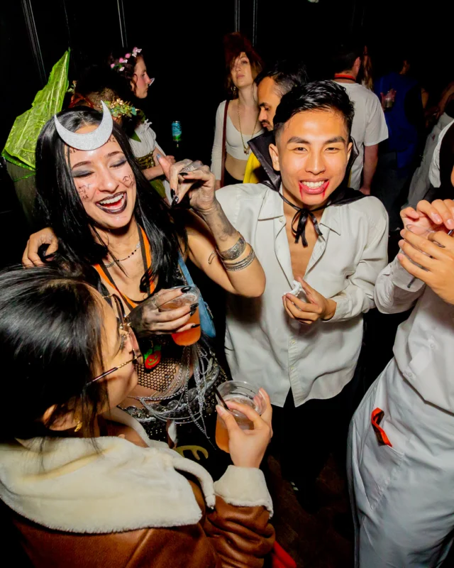 Hot Mess Halloween 2025 - Kimber was the DJ - Photo by @hellacurious