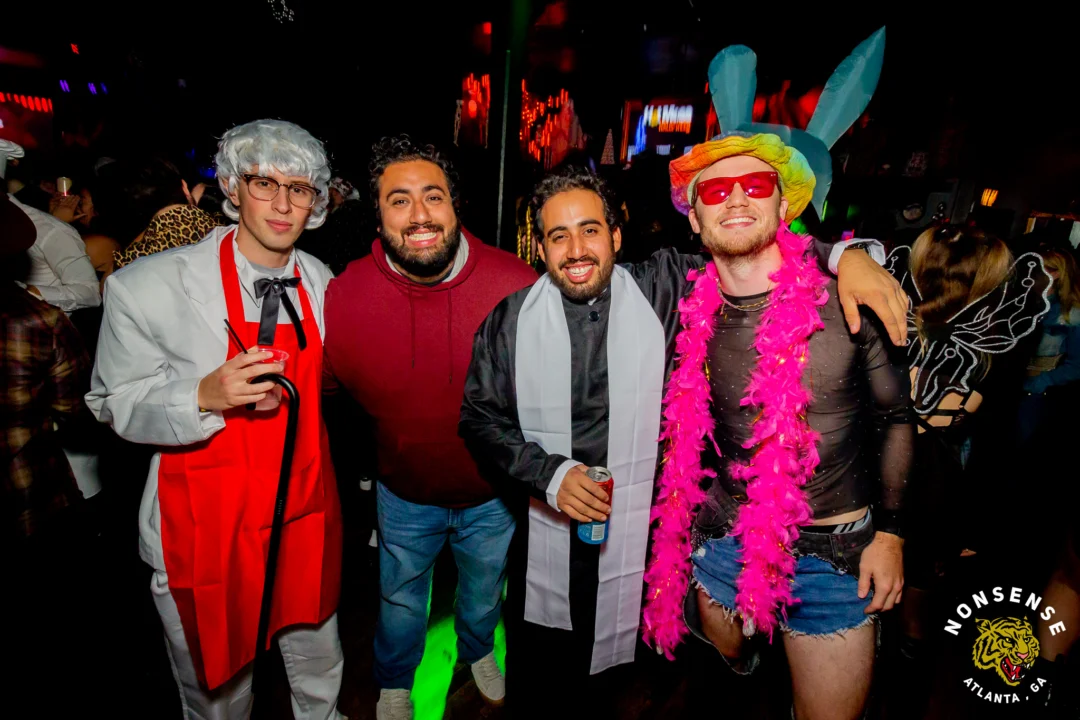 Hot Mess Halloween 2025 - Kimber was the DJ - Photo by @hellacurious