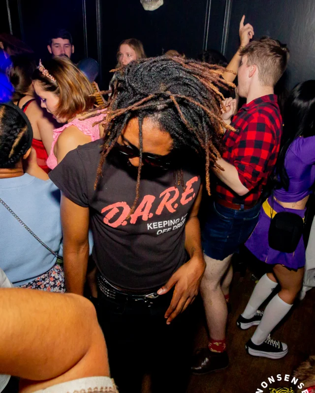 Hot Mess Halloween 2025 - Kimber was the DJ - Photo by @hellacurious