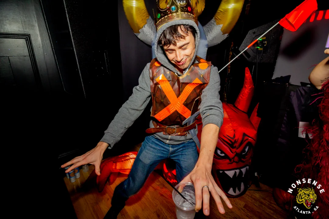 Hot Mess Halloween 2025 - Kimber was the DJ - Photo by @hellacurious