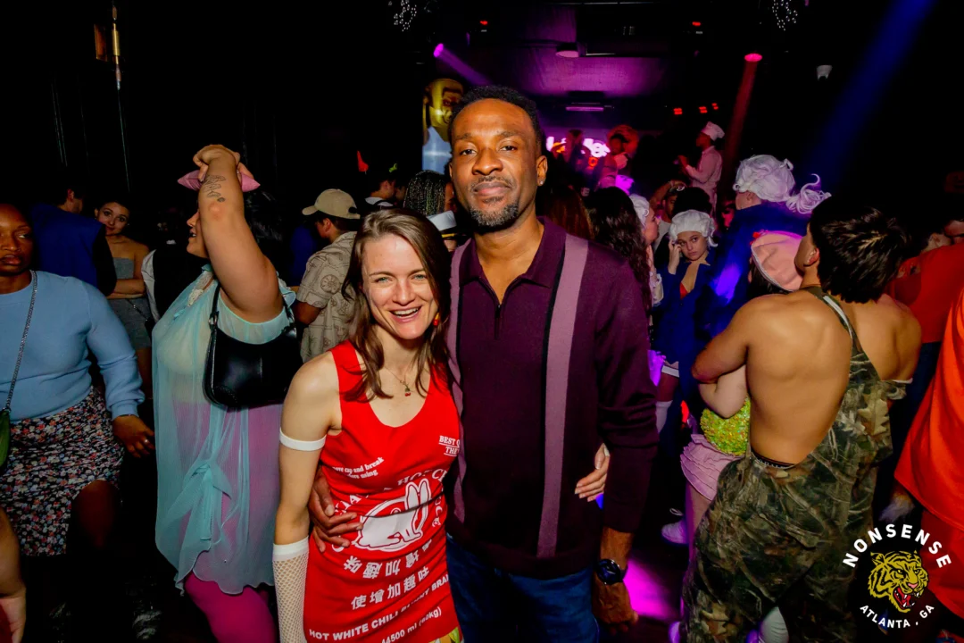 Hot Mess Halloween 2025 - Kimber was the DJ - Photo by @hellacurious