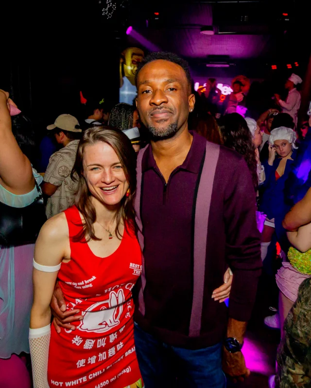 Hot Mess Halloween 2025 - Kimber was the DJ - Photo by @hellacurious
