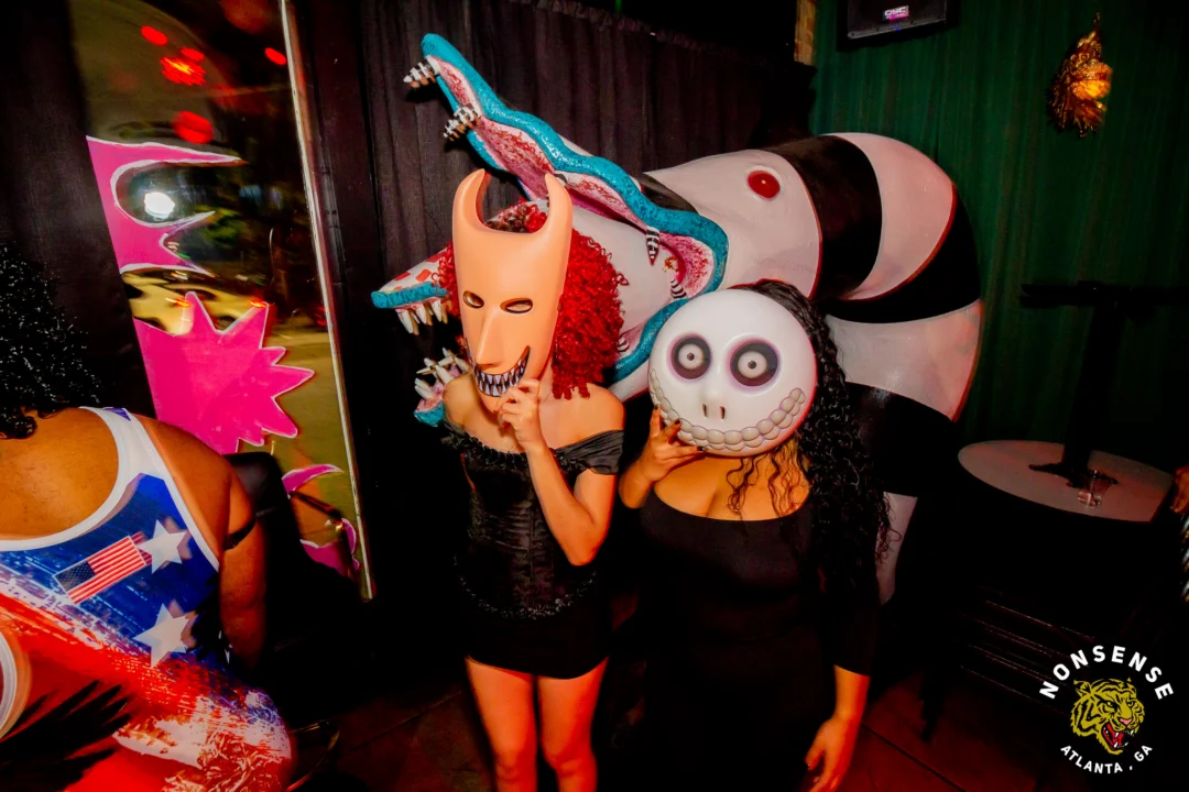 Hot Mess Halloween 2025 - Kimber was the DJ - Photo by @hellacurious