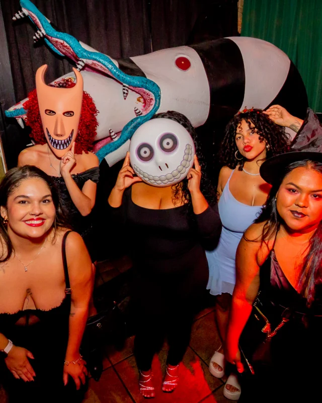 Hot Mess Halloween 2025 - Kimber was the DJ - Photo by @hellacurious