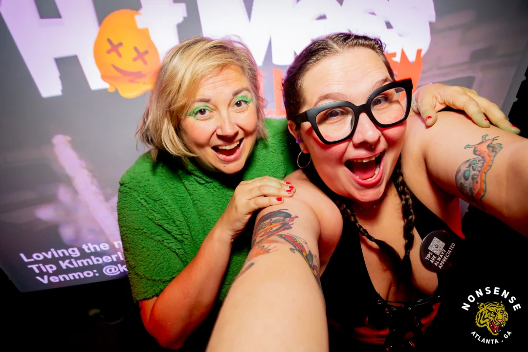 Hot Mess Halloween 2025 - Kimber was the DJ - Photo by @hellacurious