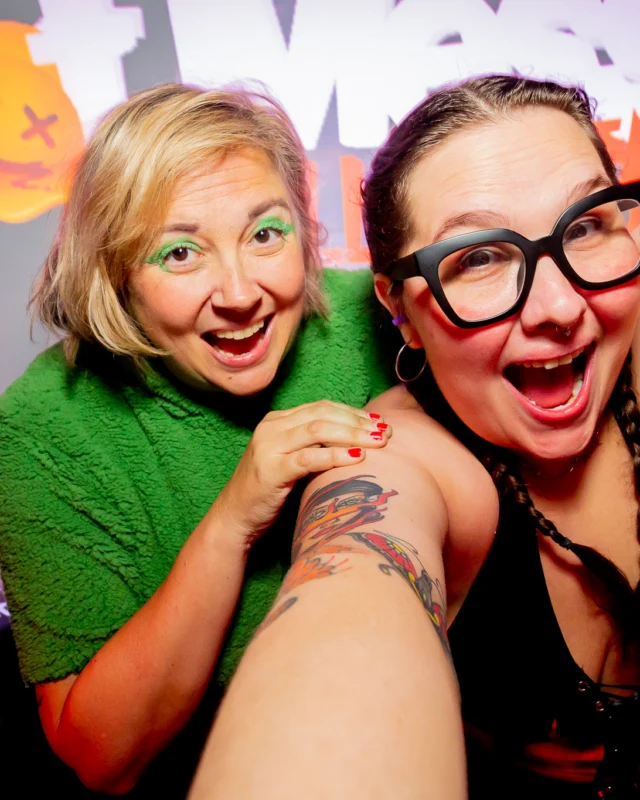 Hot Mess Halloween 2025 - Kimber was the DJ - Photo by @hellacurious