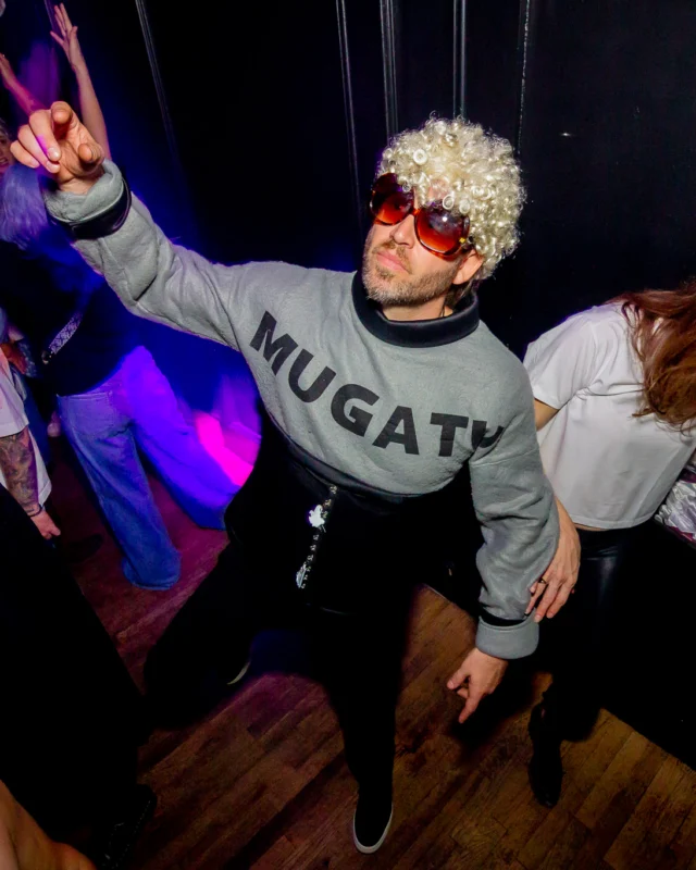 Hot Mess Halloween 2025 - Kimber was the DJ - Photo by @hellacurious