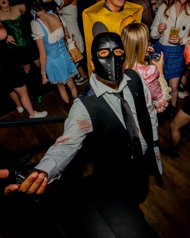 Hot Mess Halloween 2025 - Kimber was the DJ - Photo by @hellacurious