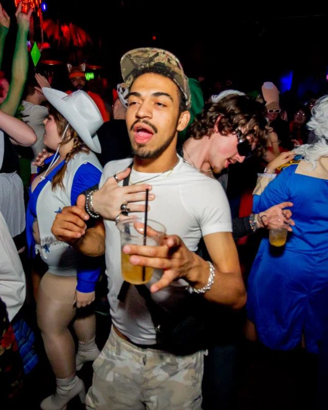 Hot Mess Halloween 2025 - Kimber was the DJ - Photo by @hellacurious