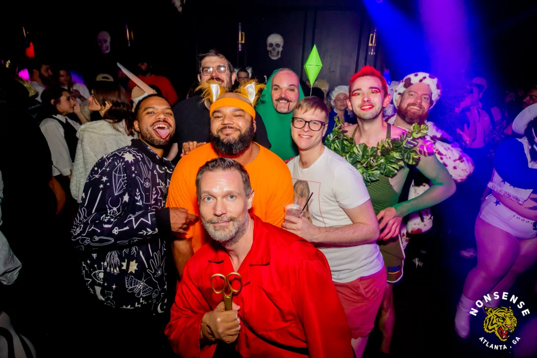 Hot Mess Halloween 2025 - Kimber was the DJ - Photo by @hellacurious