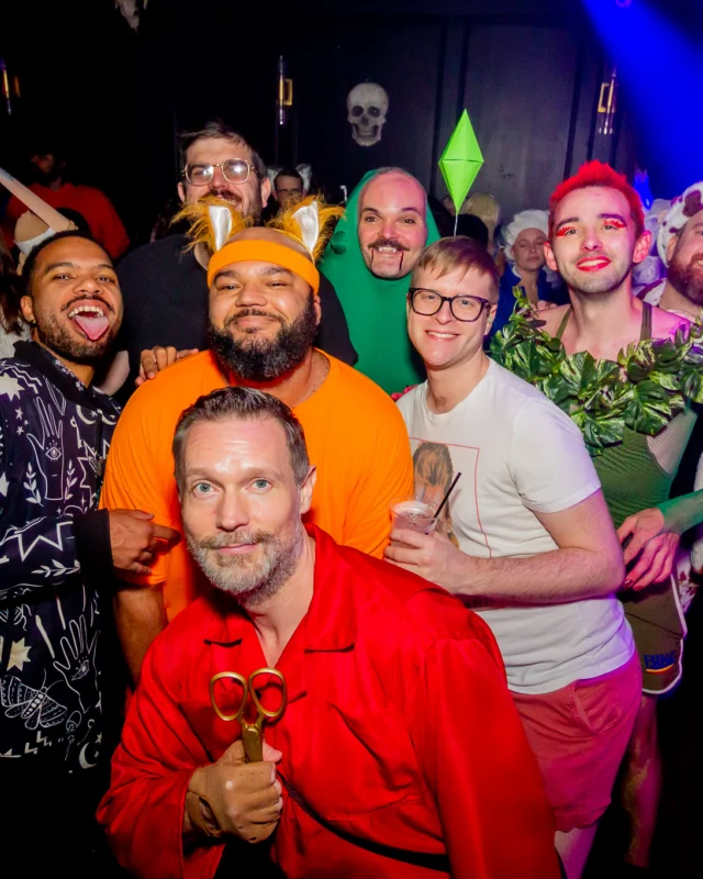 Hot Mess Halloween 2025 - Kimber was the DJ - Photo by @hellacurious