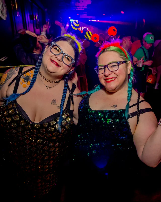 Hot Mess Halloween 2025 - Kimber was the DJ - Photo by @hellacurious