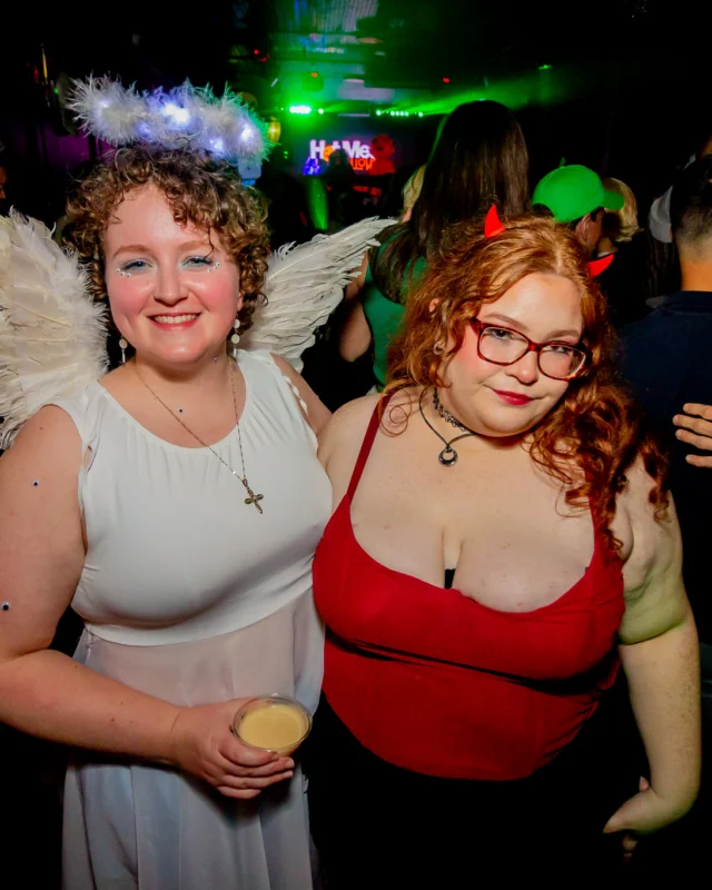 Hot Mess Halloween 2025 - Kimber was the DJ - Photo by @hellacurious