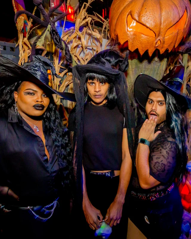 Hot Mess Halloween 2025 - Kimber was the DJ - Photo by @hellacurious