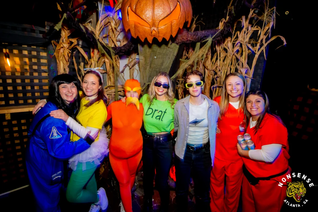 Hot Mess Halloween 2025 - Kimber was the DJ - Photo by @hellacurious