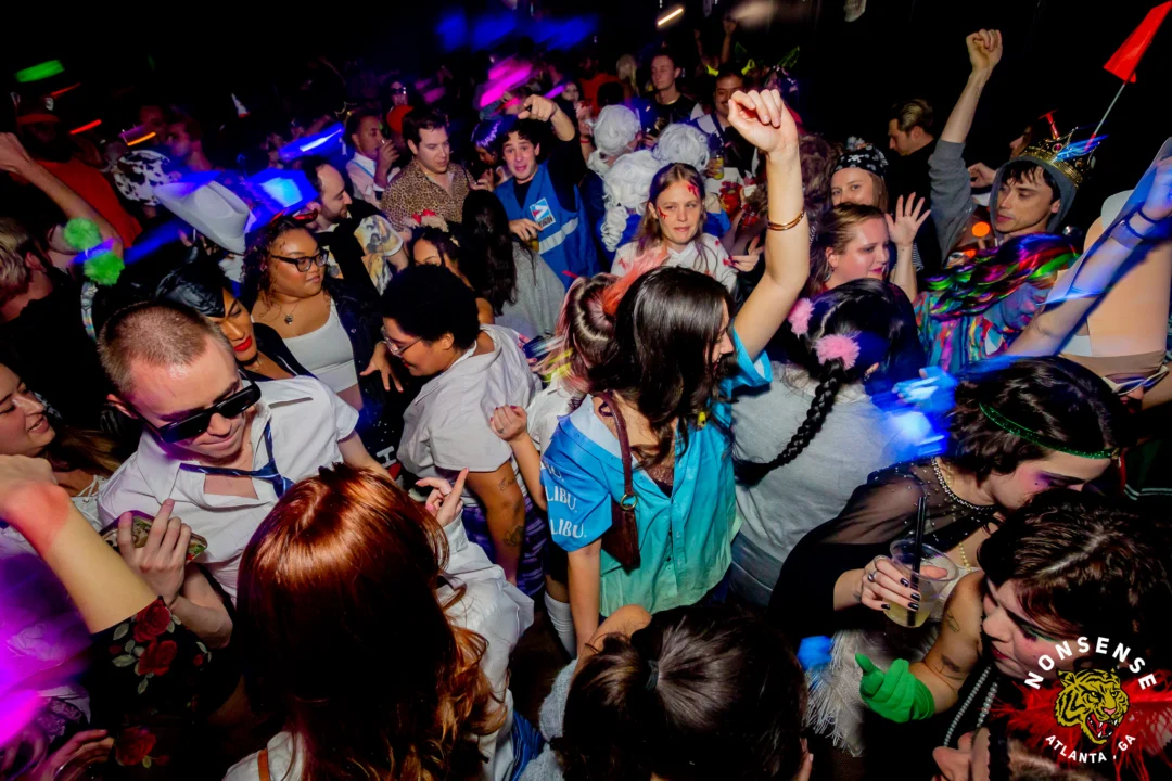 Hot Mess Halloween 2025 - Kimber was the DJ - Photo by @hellacurious