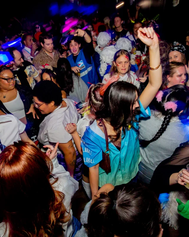 Hot Mess Halloween 2025 - Kimber was the DJ - Photo by @hellacurious