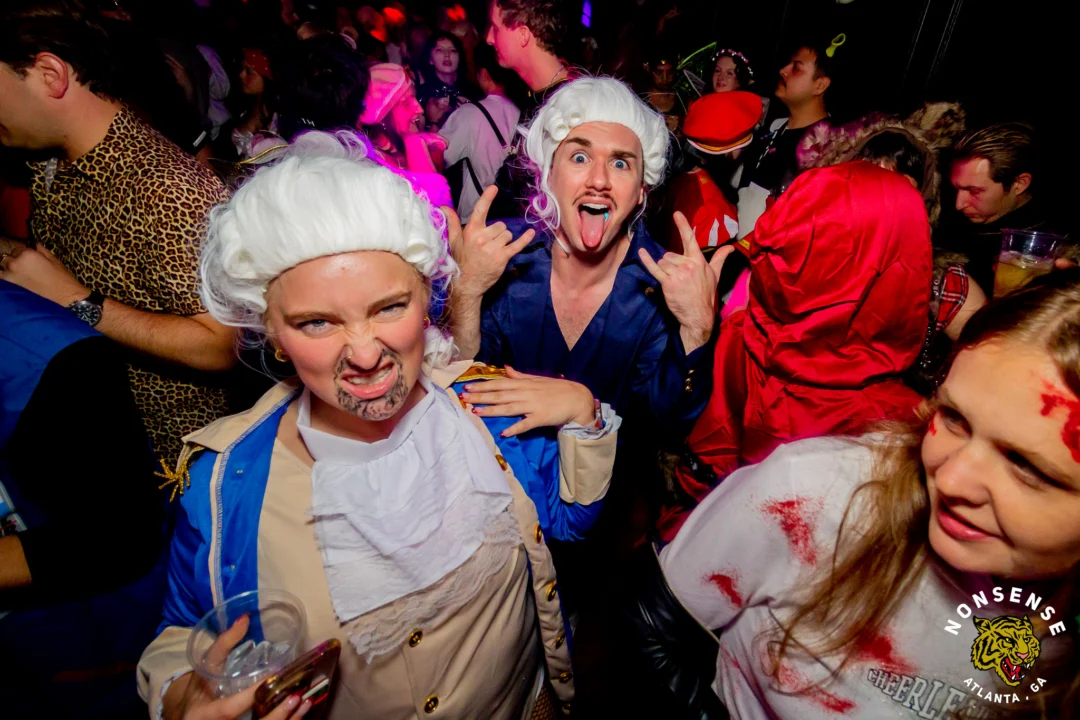 Hot Mess Halloween 2025 - Kimber was the DJ - Photo by @hellacurious