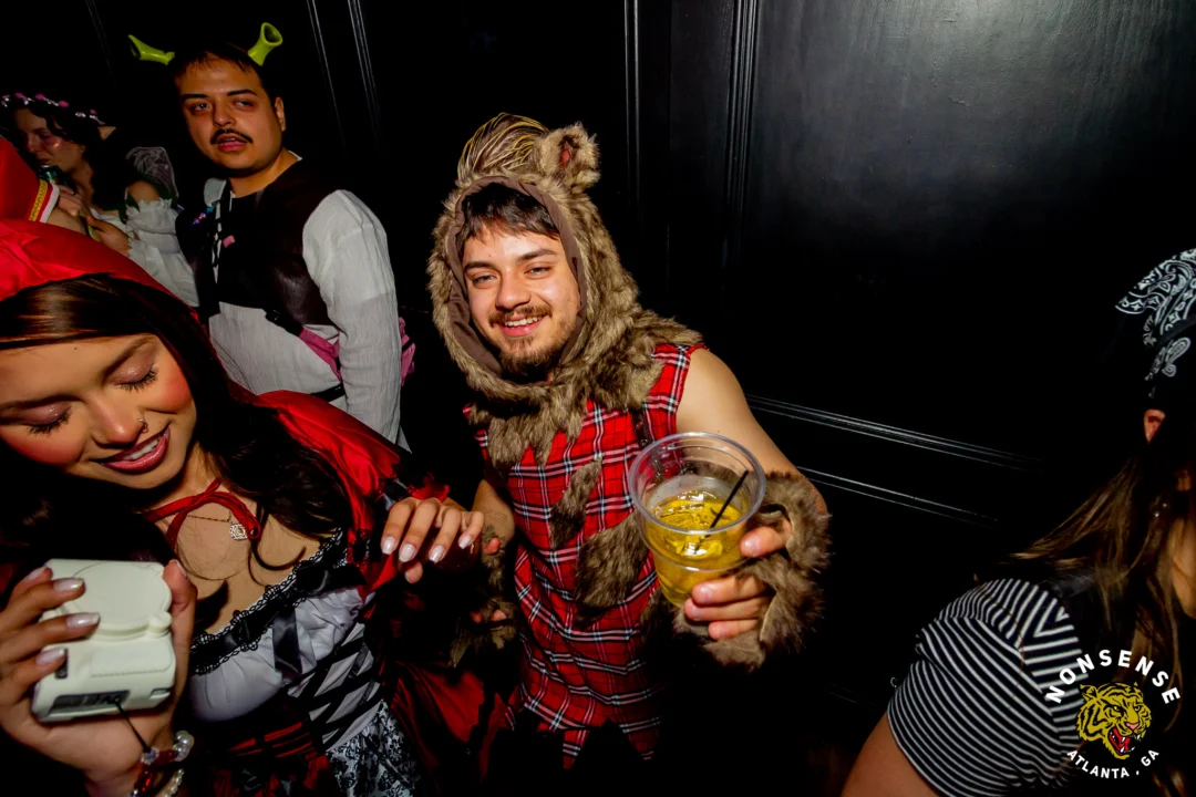 Hot Mess Halloween 2025 - Kimber was the DJ - Photo by @hellacurious