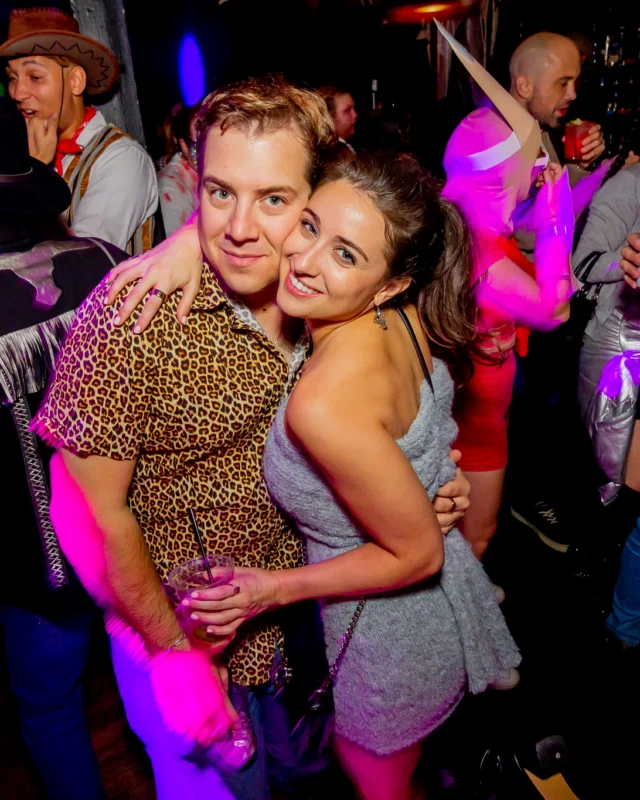 Hot Mess Halloween 2025 - Kimber was the DJ - Photo by @hellacurious