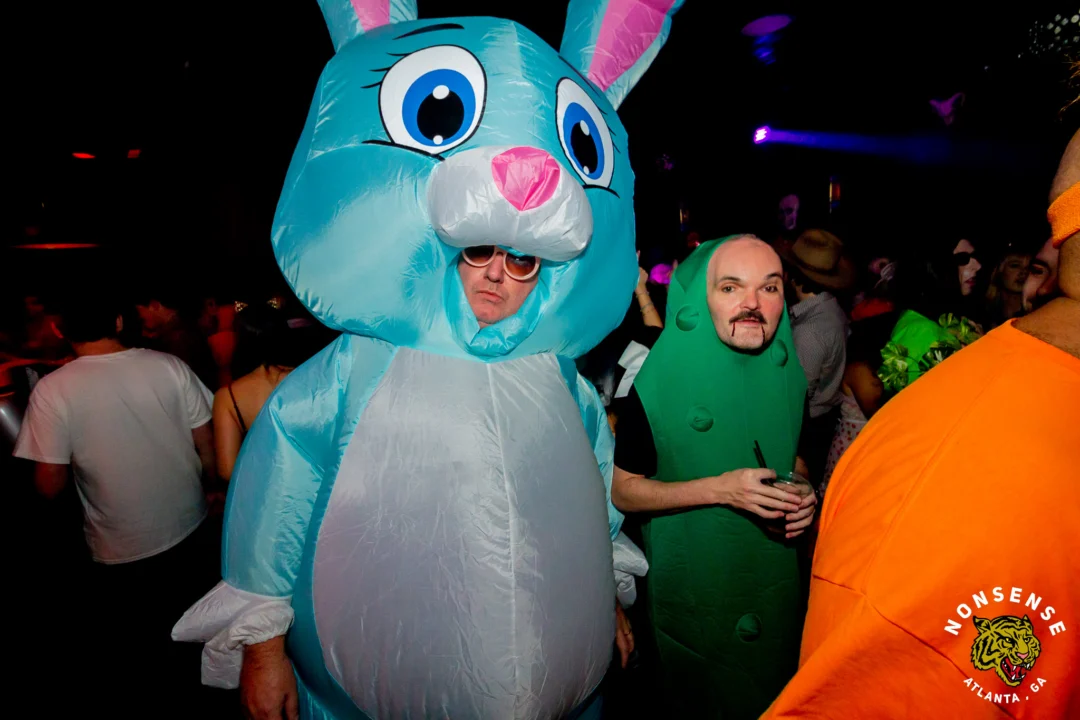 Hot Mess Halloween 2025 - Kimber was the DJ - Photo by @hellacurious