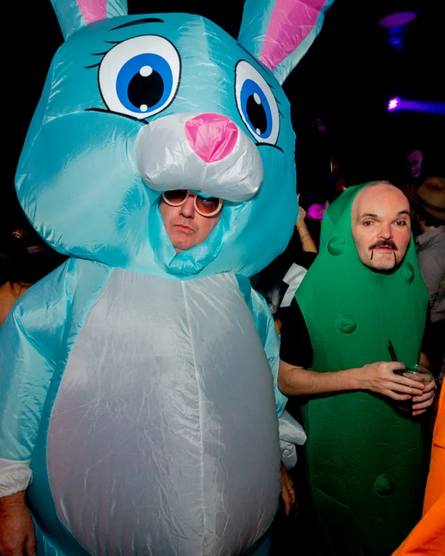 Hot Mess Halloween 2025 - Kimber was the DJ - Photo by @hellacurious
