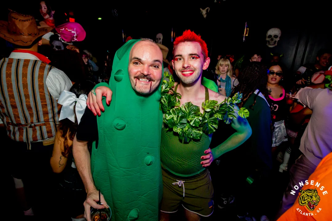 Hot Mess Halloween 2025 - Kimber was the DJ - Photo by @hellacurious