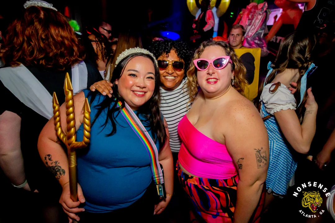 Hot Mess Halloween 2025 - Kimber was the DJ - Photo by @hellacurious