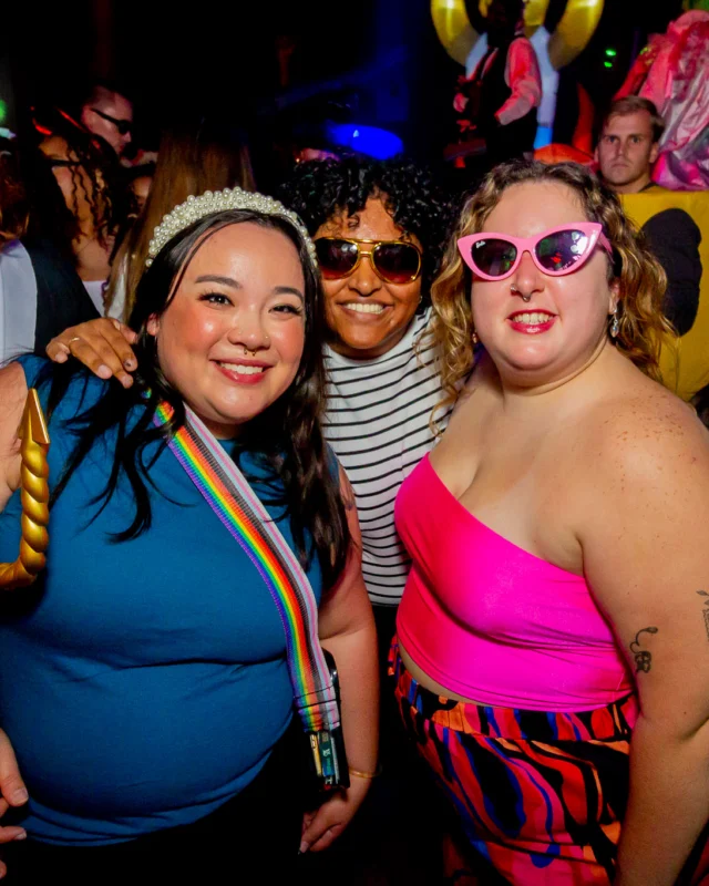 Hot Mess Halloween 2025 - Kimber was the DJ - Photo by @hellacurious