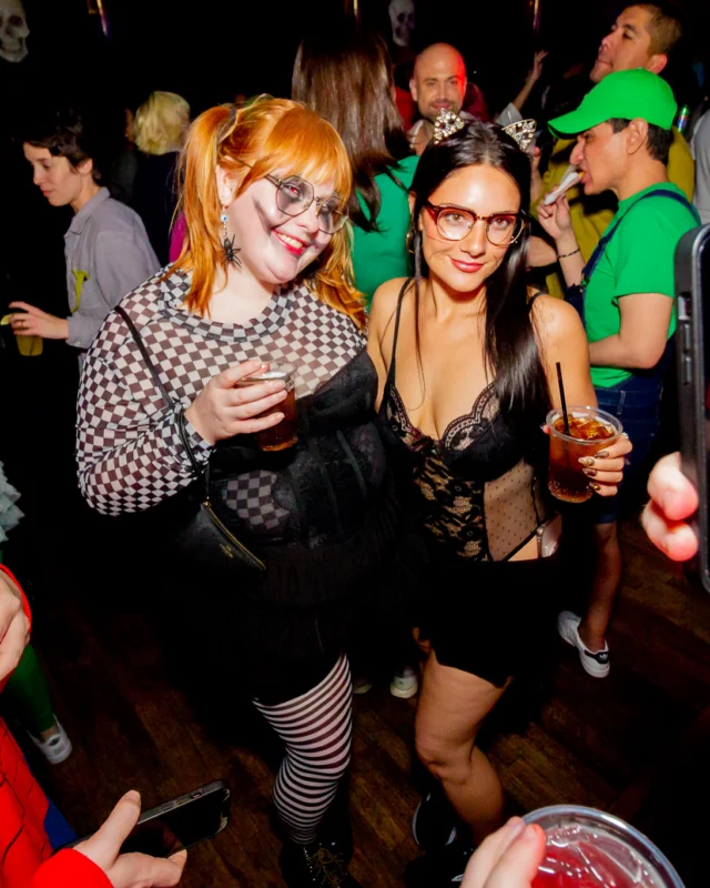Hot Mess Halloween 2025 - Kimber was the DJ - Photo by @hellacurious