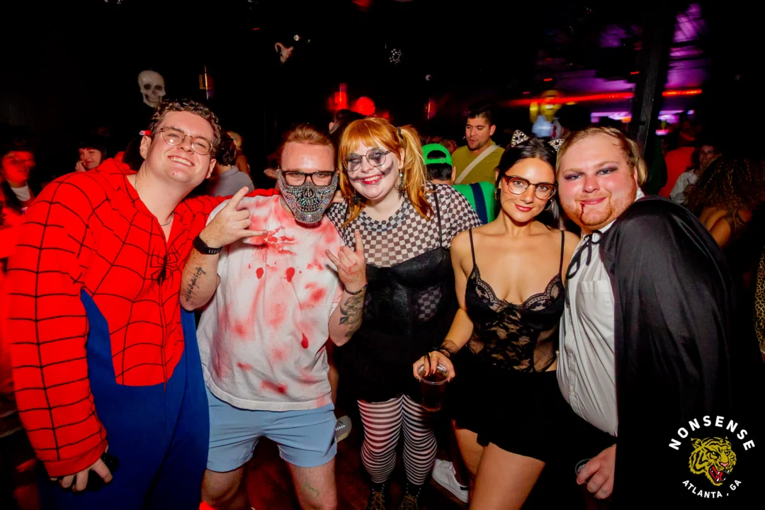 Hot Mess Halloween 2025 - Kimber was the DJ - Photo by @hellacurious