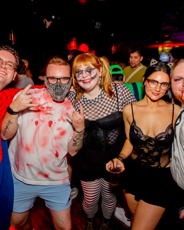 Hot Mess Halloween 2025 - Kimber was the DJ - Photo by @hellacurious