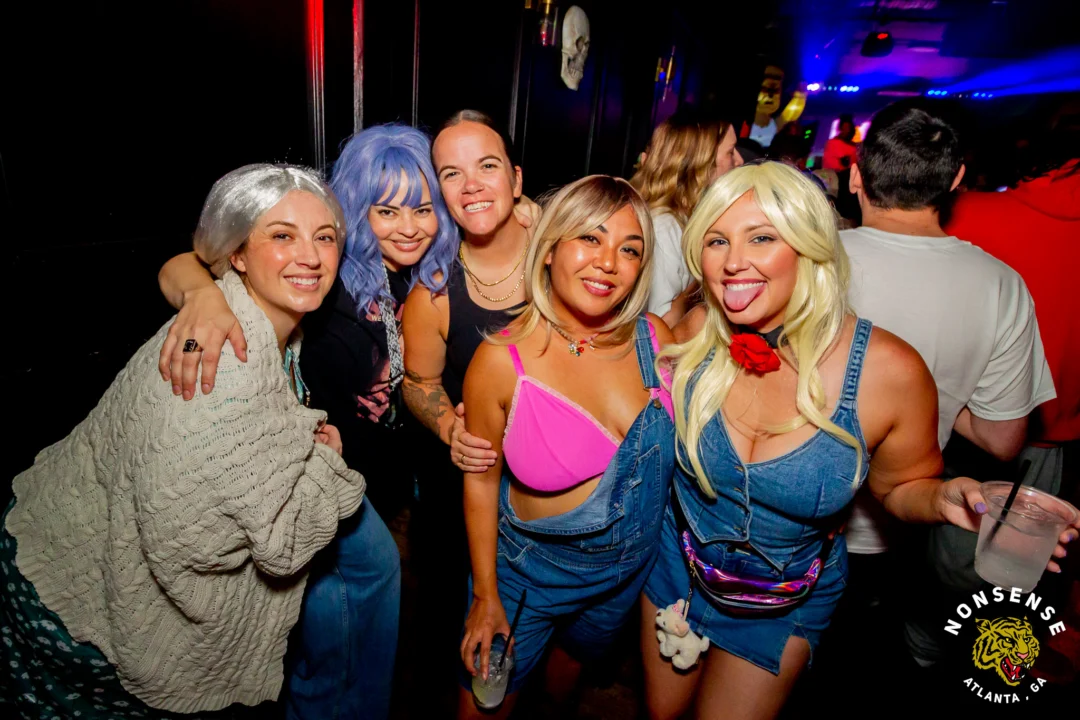 Hot Mess Halloween 2025 - Kimber was the DJ - Photo by @hellacurious