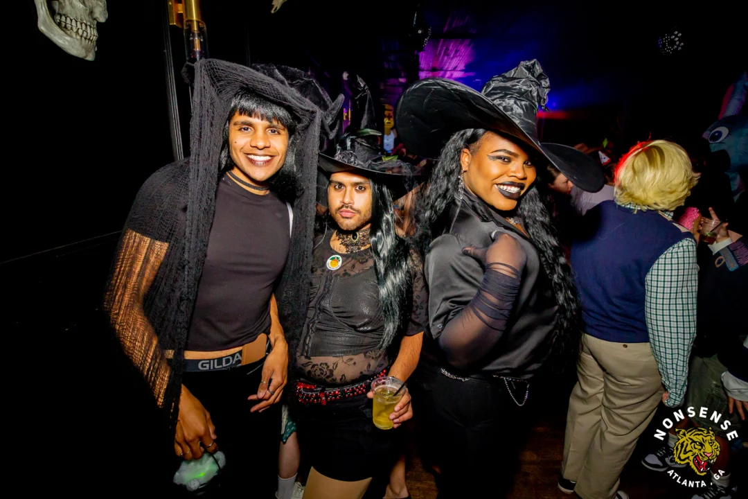 Hot Mess Halloween 2025 - Kimber was the DJ - Photo by @hellacurious