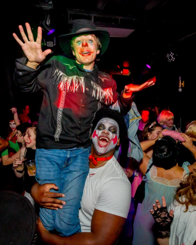 Hot Mess Halloween 2025 - Kimber was the DJ - Photo by @hellacurious