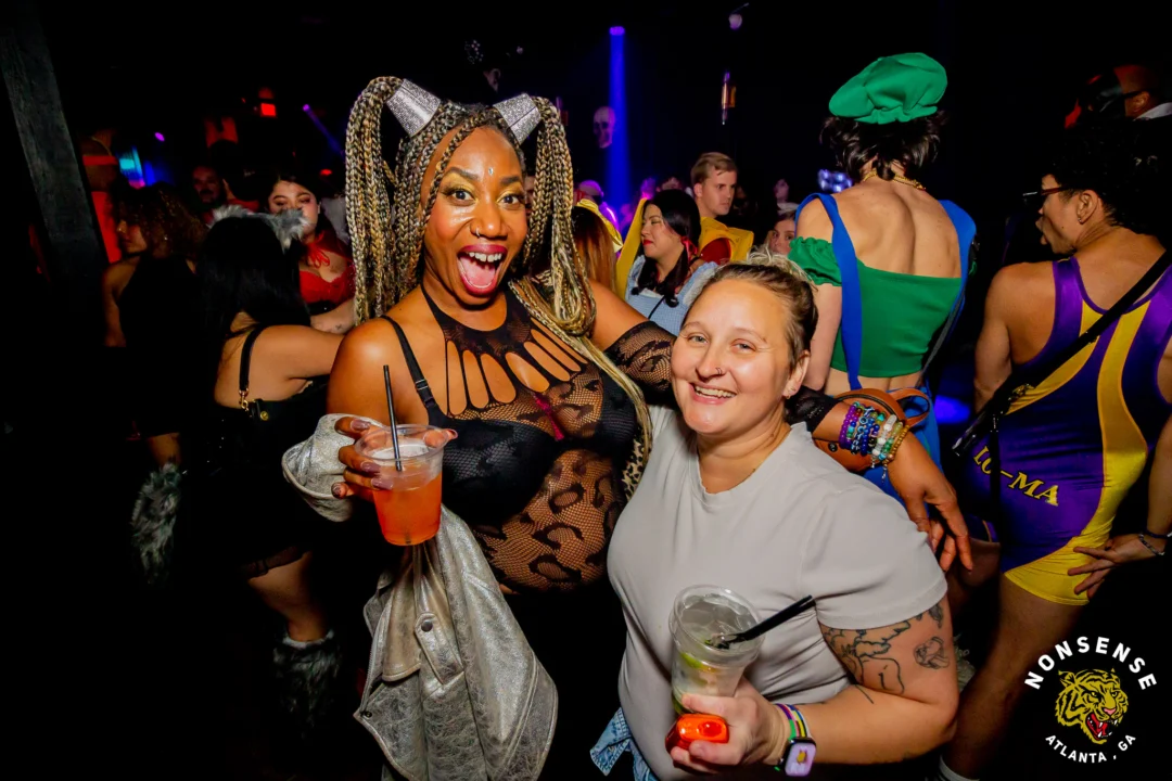 Hot Mess Halloween 2025 - Kimber was the DJ - Photo by @hellacurious