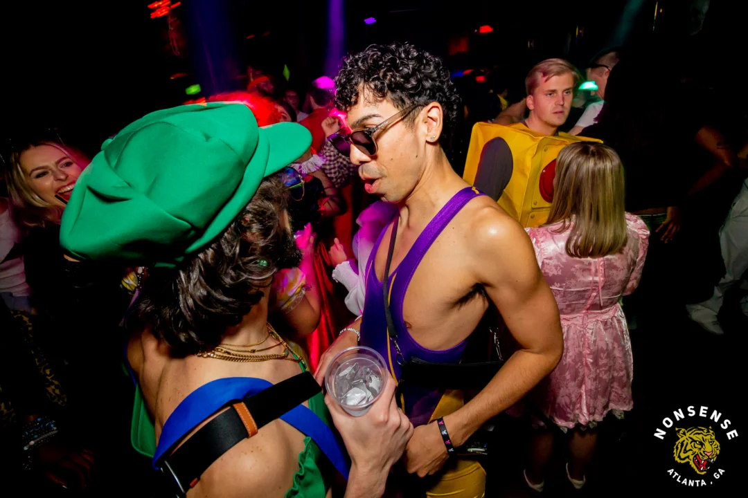 Hot Mess Halloween 2025 - Kimber was the DJ - Photo by @hellacurious