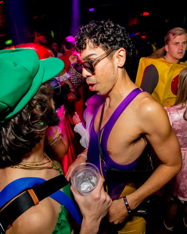 Hot Mess Halloween 2025 - Kimber was the DJ - Photo by @hellacurious
