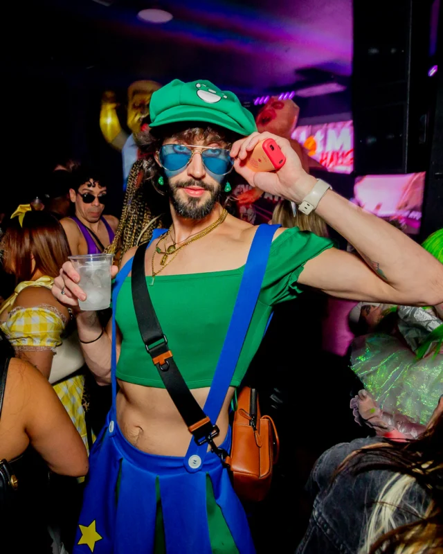 Hot Mess Halloween 2025 - Kimber was the DJ - Photo by @hellacurious