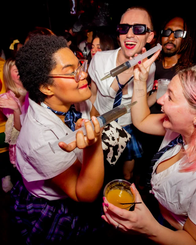 Hot Mess Halloween 2025 - Kimber was the DJ - Photo by @hellacurious