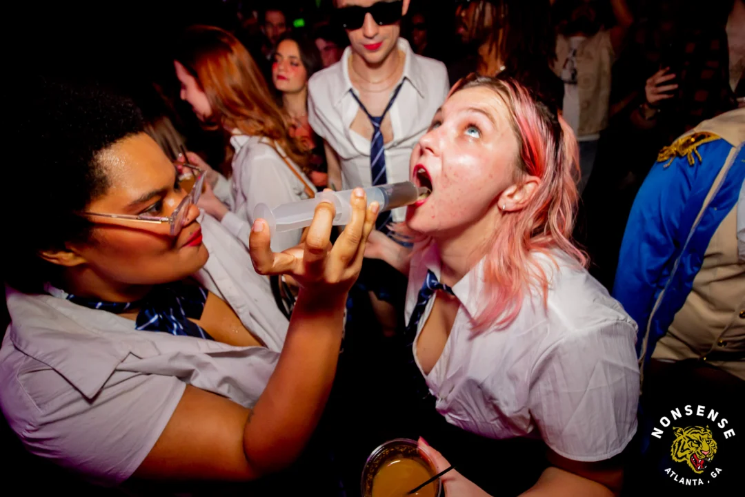 Hot Mess Halloween 2025 - Kimber was the DJ - Photo by @hellacurious
