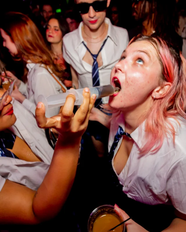 Hot Mess Halloween 2025 - Kimber was the DJ - Photo by @hellacurious