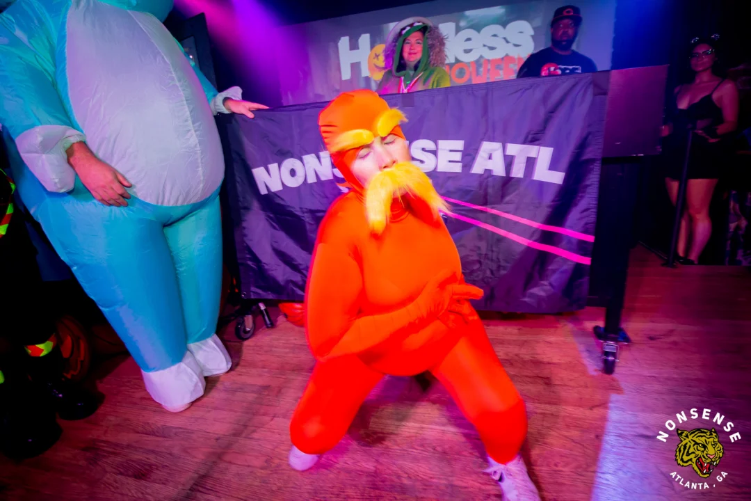 Hot Mess Halloween 2025 - Kimber was the DJ - Photo by @hellacurious