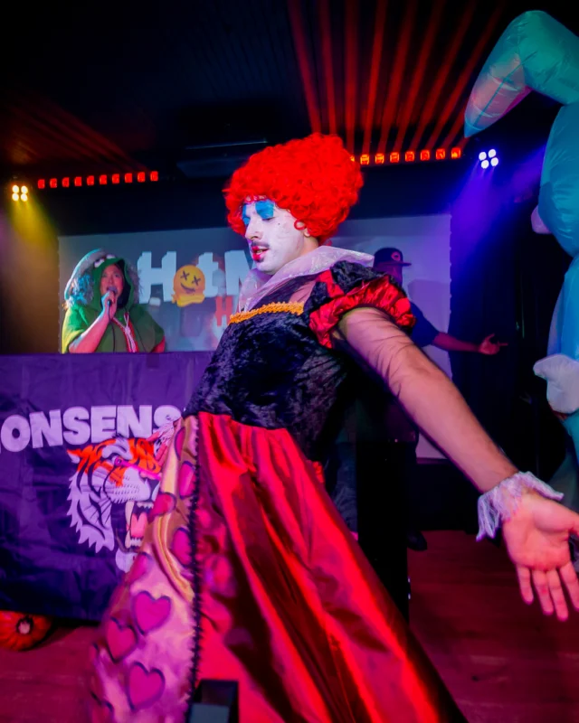 Hot Mess Halloween 2025 - Kimber was the DJ - Photo by @hellacurious