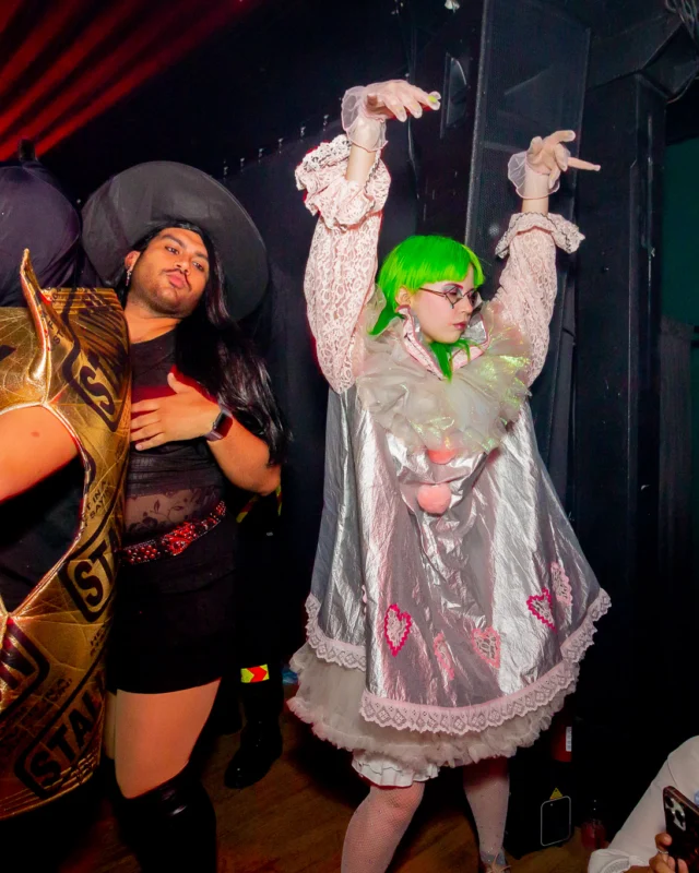 Hot Mess Halloween 2025 - Kimber was the DJ - Photo by @hellacurious
