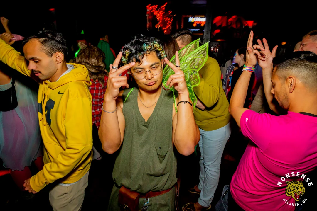 Hot Mess Halloween 2025 - Kimber was the DJ - Photo by @hellacurious