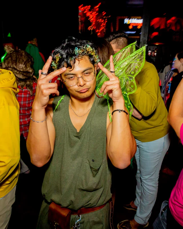 Hot Mess Halloween 2025 - Kimber was the DJ - Photo by @hellacurious