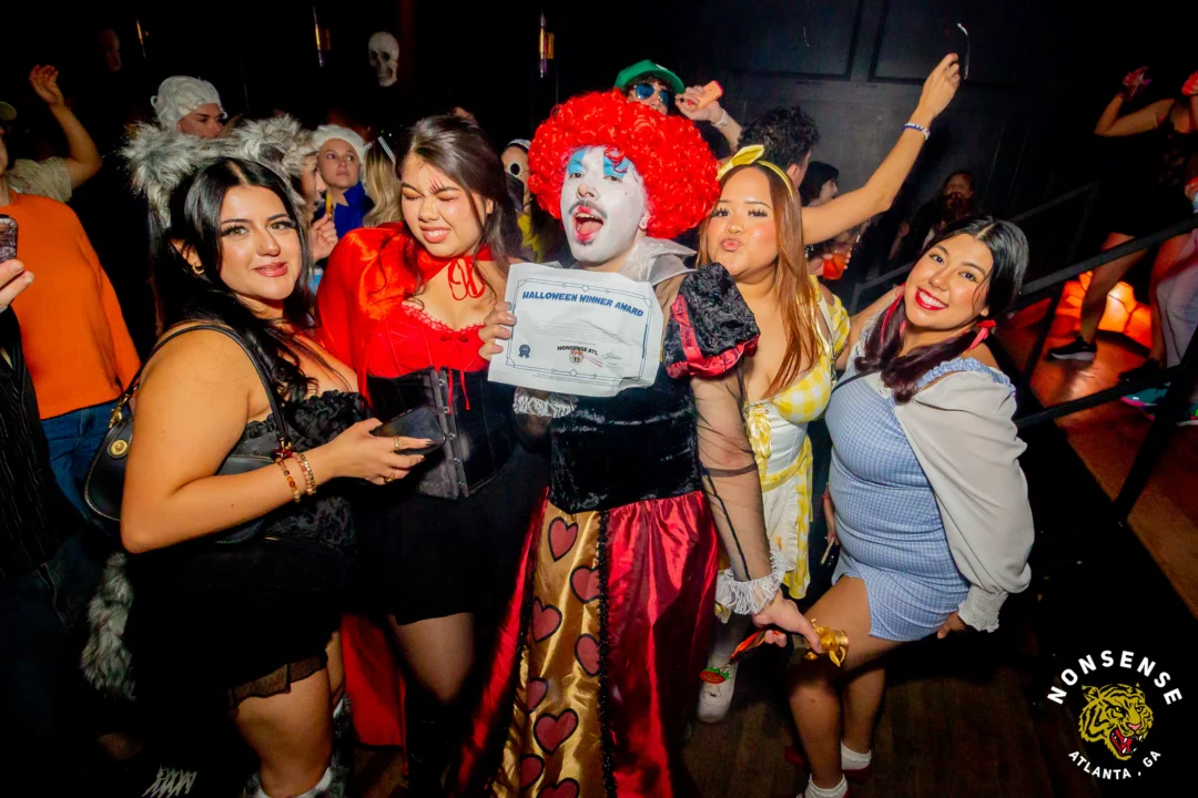 Hot Mess Halloween 2025 - Kimber was the DJ - Photo by @hellacurious